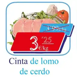 Congelados Copos Cinta de lomo de cerdo oferta