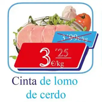 Congelados Copos Cinta de lomo de cerdo oferta