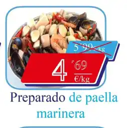 Congelados Copos Preparado de paella marinera oferta