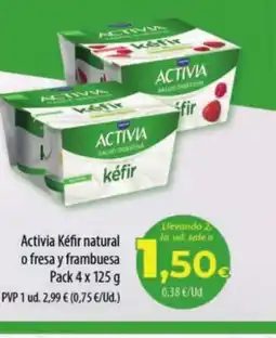 Spar La Palma Activia Kefir natural o fresa y frambuesa oferta