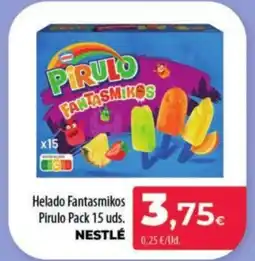 Spar La Palma NESTLÉ Helado Fantasmikos Pirulo Pack 15 uds. oferta
