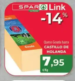 Spar La Palma CASTILLO DE HOLANDA Queso Gouda barra oferta