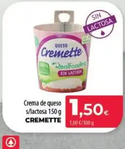 Spar La Palma CREMETTE Crema de queso s/lactosa oferta