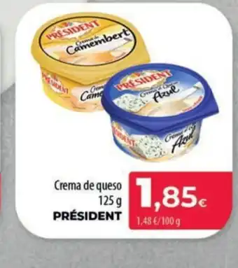Spar La Palma PRÉSIDENT Crema de queso oferta