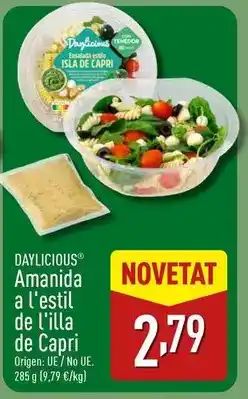 ALDI Capri - amanida a l'estil de l'ella de oferta