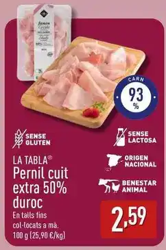 ALDI Duroc - pernil cuit extra 50% duroc oferta