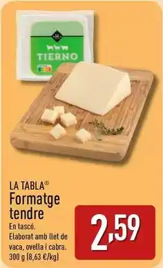 ALDI Formatge tendre oferta