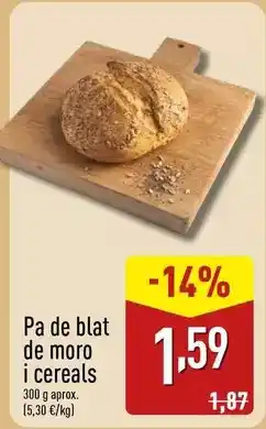 ALDI Pa de blat de moro i cereals oferta
