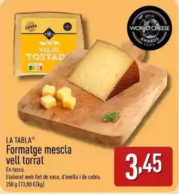 ALDI Silver - formatge mescla vell torrat oferta
