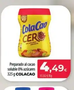Spar La Palma COLACAO Preparado al cacao soluble 0% azúcares oferta