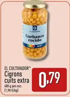 ALDI El cultivador - cigrons cuits extra oferta