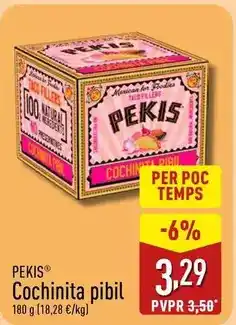 ALDI Pekis - cochinita pibil oferta
