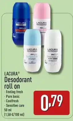 ALDI Lacura - desodorant roll on oferta
