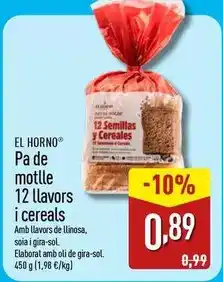 ALDI Horno de oro - 12 llavors i cereals oferta