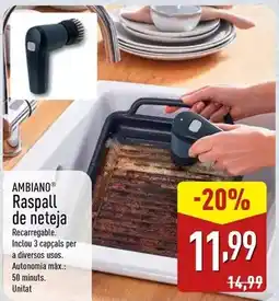 ALDI Raspall de neteja oferta