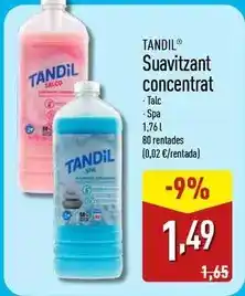 ALDI Tandil - suavitzant concentrat oferta