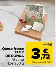 Carrefour Market Flor de ronda - formatge fresc oferta