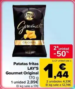 Carrefour Market Lay's - patates fregides gurmet original oferta