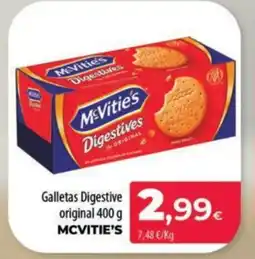 Spar La Palma CVITIE'S Galletas Digestive original oferta