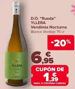 Yllera - d.o. rueda vendimia nocturna