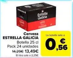 Carrefour Estrella galicia - cerveza oferta
