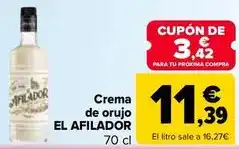 Carrefour El afilador - crema de orujo oferta