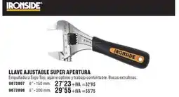 Optimus Ironside - llave ajustable super apertura oferta