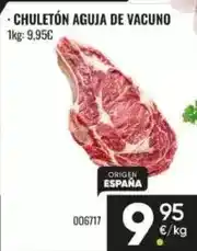 Family Cash Chuletón aguja de vacuno oferta