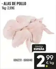 Family Cash Alas de pollo oferta