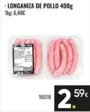 Family Cash Longaniza de pollo oferta