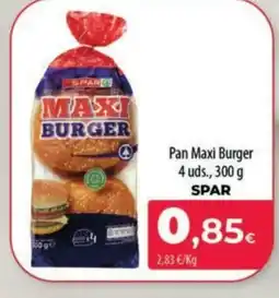 Spar La Palma SPAR Pan Maxi Burger oferta