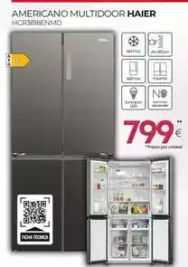 Tien 21 Haier - americano multidoor oferta