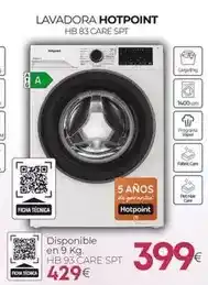 Tien 21 Hotpoint - lavadora oferta