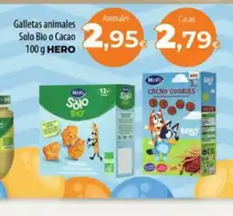 Spar La Palma HERO Galletas animales Solo Bio o Cacao oferta