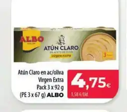 Spar La Palma ALBO Atún Claro en ac/oliva Virgen Extra oferta