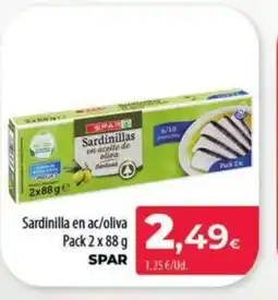 Spar La Palma SPAR Sardinilla en ac/oliva oferta