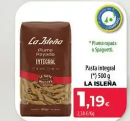Spar La Palma LA ISLEÑA Pasta integral oferta