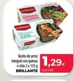 Spar La Palma BRILLANTE Vasito de arroz integral con quinoa o chía oferta