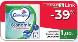 Spar La Palma COLHOGAR Papel higiénico Economic 4 rollos oferta