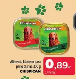 Spar La Palma CHISPICAN Alimento húmedo para perro tarrina oferta