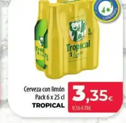 Spar La Palma TROPICAL Cerveza con limón oferta