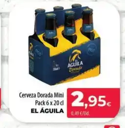 Spar La Palma EL ÁGUILA Cerveza Dorada Mini oferta