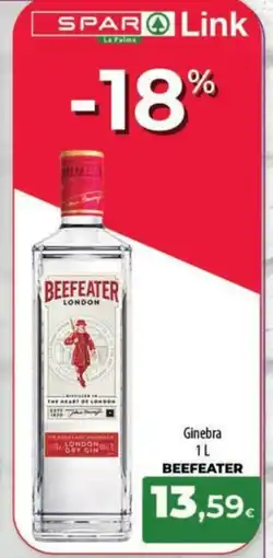 Spar La Palma BEEFEATER Ginebra oferta