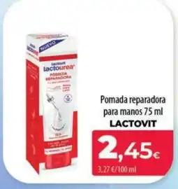 Spar La Palma LACTOVIT Pomada reparadora para manos oferta
