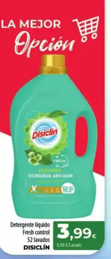 Spar La Palma DISICLIN Detergente líquido Fresh control 52 lavados oferta