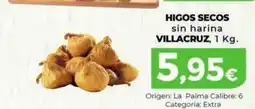 Spar La Palma HIGOS SECOS sin harina VILLACRUZ oferta