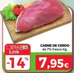 Spar La Palma Carne de cerdo de 1°b fresca oferta