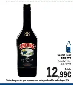 Makro BAILEYS Crema licor oferta