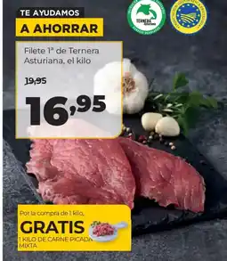 Alimerka Filete 1a de Ternera Asturiana oferta