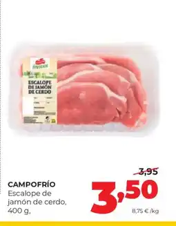 Alimerka CAMPOFRÍO Escalope de jamón de cerdo oferta